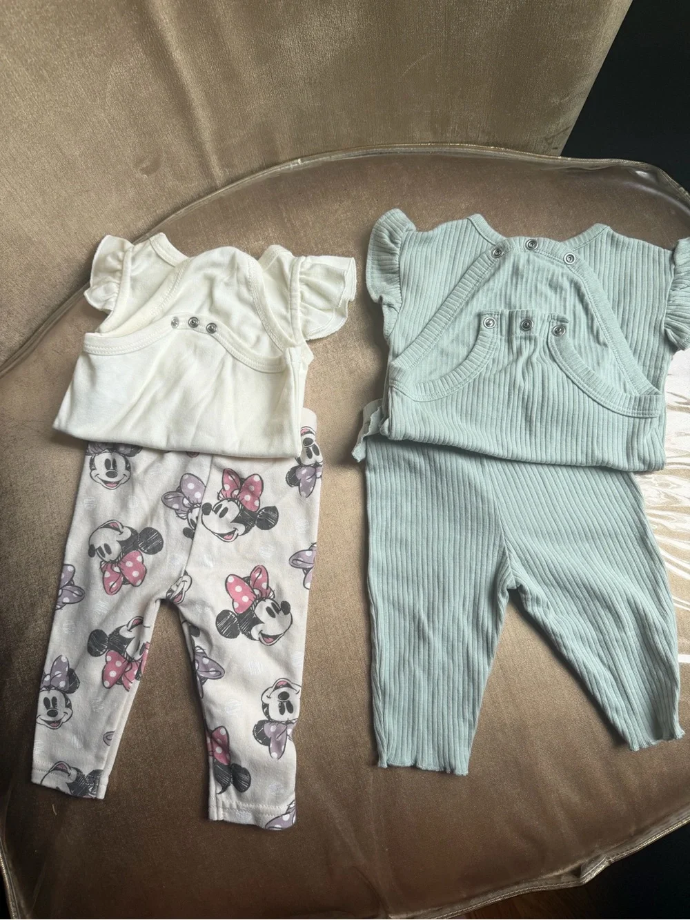 Carter's Sage Green Baby Shorts